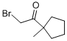 Ethanone, 2-bromo-1-(1-methylcyclopentyl)- (9CI) Structure