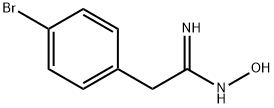 2-(4-BROMO-PHENYL)-N-HYDROXY-ACETAMIDINE 구조식 이미지