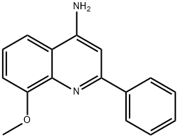 4-Amino-8-methoxy-2-phenylquinoline Structure