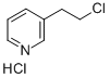 3-(2-CHLOROETHYL)PYRIDINE HYDROCHLORIDE Structure