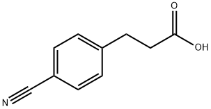 3 - (4-цианофенил) пропионовой кислоты структурированное изображение