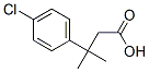 3-(4-chlorophenyl)-3-methyl-butanoic acid Structure