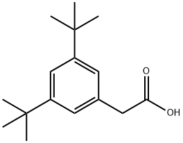 (3,5-ditert-butylphenyl)acetic acid Structure