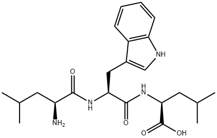 H-LEU-TRP-LEU-OH Structure