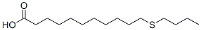 11-butylsulfanylundecanoic acid Structure