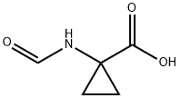 Cyclopropanecarboxylic acid, 1-(formylamino)- (9CI) Structure