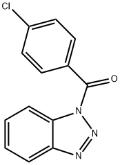 1-(4-CHLOROBENZOYL)-1H-BENZOTRIAZOLE& Structure