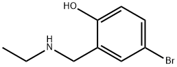 4-BroMo-2-[(ethylaMino)Methyl]phenol Structure
