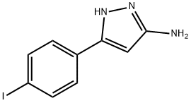 5-(4-IODO-PHENYL)-2H-PYRAZOL-3-YLAMINE Structure