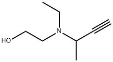 Ethanol, 2-[ethyl(1-methyl-2-propynyl)amino]- (9CI) Structure