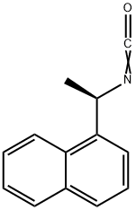 (R)-(-)-1-(1-NAPHTHYL)ETHYL ISOCYANATE 구조식 이미지