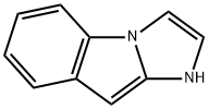1H-이미다조[1,2-a]인돌(9CI) 구조식 이미지