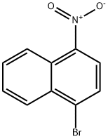 1-bromo-4-nitronaphthalene Structure