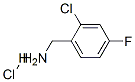2-CHLORO-4-FLUOROBENZYLAMINE HYDROCHLORIDE Structure