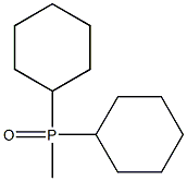 Methyldicyclohexylphosphine oxide Structure