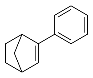 2-Phenylnorborna-2-ene 구조식 이미지