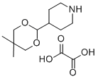 4-(5,5-DIMETHYL-1,3-DIOXAN-2-YL)피페리딘옥살레이트 구조식 이미지