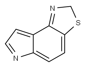 2H-Pyrrolo[3,2-e]benzothiazole(9CI) Structure