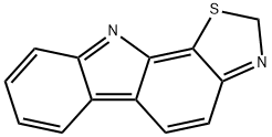 2H-Thiazolo[5,4-a]carbazole(9CI) Structure