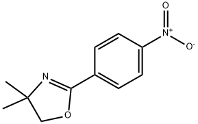 4,5-DIHYDRO-4,4-DIMETHYL-2-(4-NITROPHENYL)OXAZOLE Structure