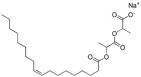 sodium 2-(1-carboxylatoethoxy)-1-methyl-2-oxoethyl oleate Structure