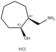 CIS-2-AMINOMETHYLCYCLOHEPTANOL HYDROCHLORIDE, 99 구조식 이미지