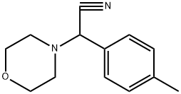 2-MORPHOLINO-2-(P-TOLYL)ACETONITRILE Structure