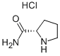 L-Prolinamide hydrochloride 구조식 이미지