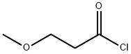 Propanoyl chloride, 3-methoxy- 구조식 이미지