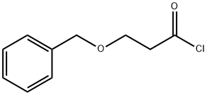 3-Phenylmethoxypropanoic acid chloride Structure