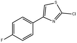 2-클로로-4-(4-플루오로페닐)-1,3-티아졸 구조식 이미지