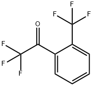 2,2,2-Trifluoro-1-[2-(trifluoromethyl)phenyl]ethan-1-one, 2-(Trifluoroacetyl)benzotrifluoride 구조식 이미지