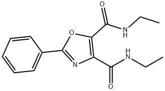 N,N'-디에틸-2-페닐-4,5-옥사졸디카르복사미드 구조식 이미지