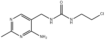 3-[(4-amino-2-methyl-pyrimidin-5-yl)methyl]-1-(2-chloroethyl)urea Structure