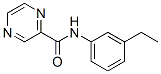 Pyrazinecarboxamide, N-(3-ethylphenyl)- (9CI) Structure