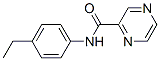 Pyrazinecarboxamide, N-(4-ethylphenyl)- (9CI) Structure