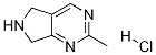 2-Methyl-6,7-dihydro-5H-pyrrolo[3,4-d]pyriMidine hydrochloride Structure