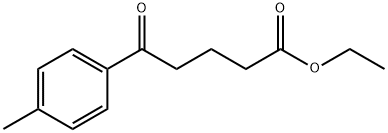 에틸5-(4-메틸페닐)-5-옥소발레레이트 구조식 이미지
