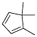 1,5,5-Trimethylcyclopentadiene Structure