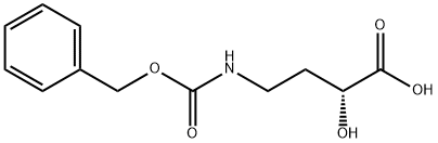 4-벤질록시카르보닐아미노-2-하이드록시-부티르산 구조식 이미지