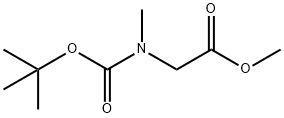 N-Boc-N-methyl glycine methyl ester 구조식 이미지