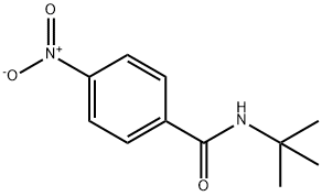 N-(tert-부틸)-4-니트로벤즈아미드 구조식 이미지