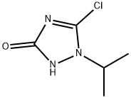 5-chloro-1,2-dihydro-1-isopropyl-3H-1,2,4-triazol-3-one     Structure