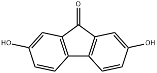 2,7-Dihydroxy-9-fluorenone 구조식 이미지