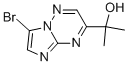 2-(3-BROMOIMIDAZO[1,2-B][1,2,4]TRIAZIN-7-YL)PROPAN-2-OL 구조식 이미지