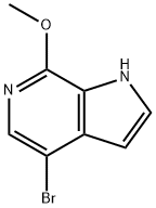 4-BROMO-7-METHOXY-6-AZAINDOLE 구조식 이미지