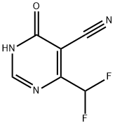 5-시아노-6-디플루오로메틸-4-히드록시피리미딘 구조식 이미지