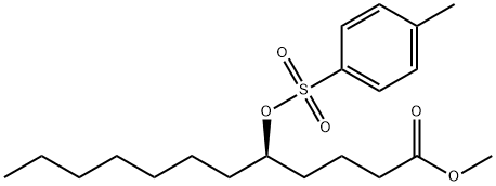 (R)-5-[[(4-Methylphenyl)sulfonyl]oxy]dodecanoic acid methyl ester Structure