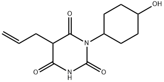 5-Allyl-1-(4-hydroxycyclohexyl)barbituric acid Structure