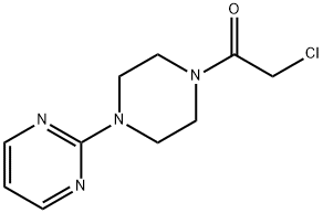 피페라진,1-(클로로아세틸)-4-(2-피리미디닐)-(9CI) 구조식 이미지